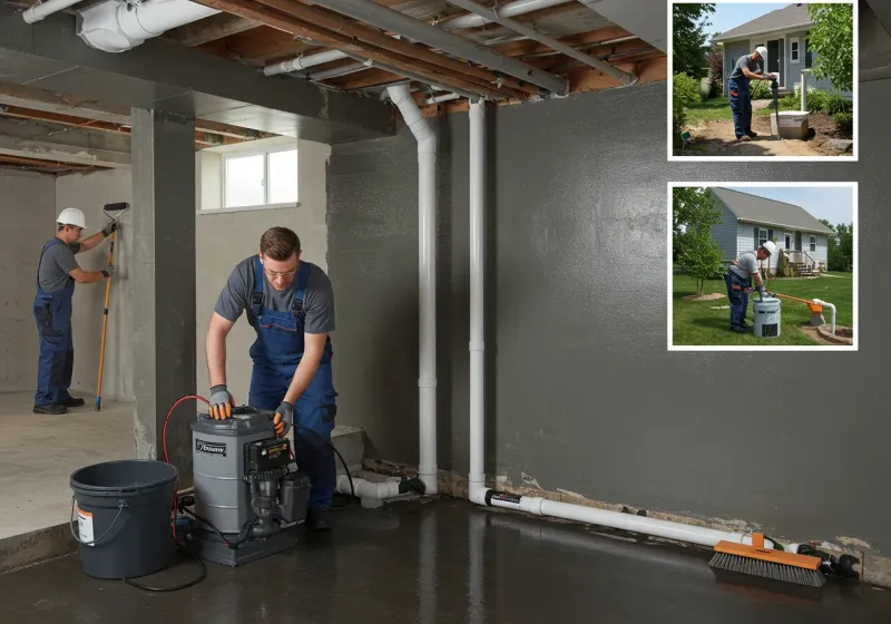 Basement Waterproofing and Flood Prevention process in Sunset, FL